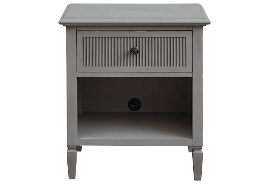 Shoreline Bedside Table by Bassett at Esprit Decor Home Furnishings